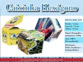 Lembrancinha personalizada hexagono
