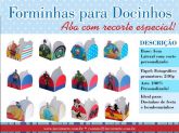 Forminhas personalizadas com corte especial
